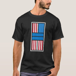 Pickleball Court American Flag Usa Pride Love Patr T-Shirt