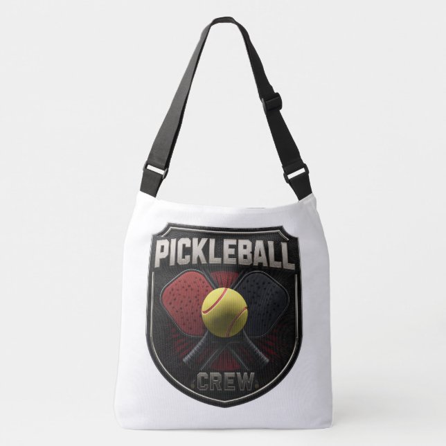Pickleball Crew Tote Bag – Pickleball Player Shoul (Front)