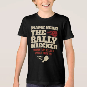 Pickleball Custom Name The Rally Wrecker Tri-Blend Shirt