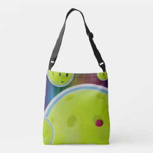 Pickleball Customise Personalise Pickle Ball Fun Crossbody Bag