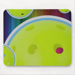 Pickleball Customise Personalise Pickle Ball Fun Mouse Mat
