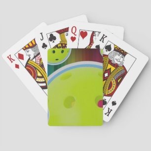 Pickleball Customise Personalise Pickle Ball Fun Playing Cards