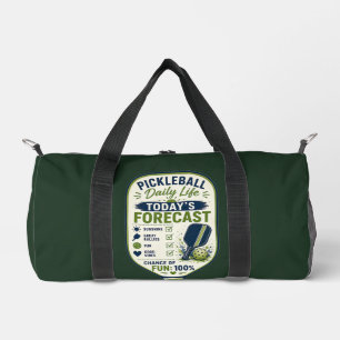 Pickleball Daily Forecast Duffle Bag