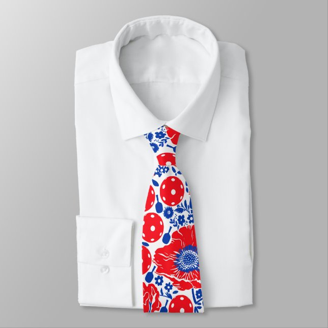 Pickleball Dapper Tie (Tied)