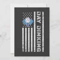  Pickleball Day Dinking American Patriotic Flag  