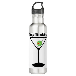 Pickleball Day Dinking Martini Pickleball Olive 710 Ml Water Bottle