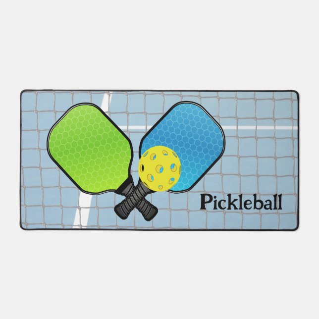 Pickleball Design Desk Mat (Front)