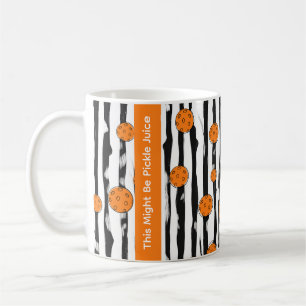Pickleball Dink & Dash Stripes Coffee Mug