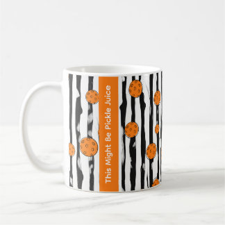 Pickleball Dink & Dash Stripes Coffee Mug