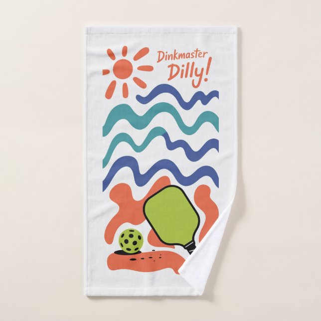 Pickleball Dinkmaster Dilly! Vacation Resort Towel (Hand Towel)