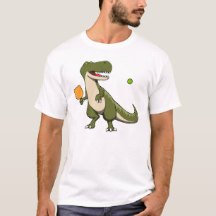 Pickleball Dinosaur T-Rex T-Shirt