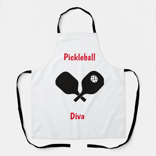 Pickleball Diva  Apron (Front)