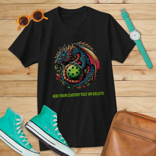 Pickleball Dragon For Paddleball Players Best Gift T-Shirt