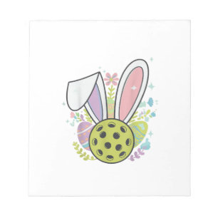 Pickleball Easter T-Shirt Notepad