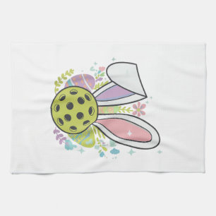 Pickleball Easter T-Shirt Tea Towel