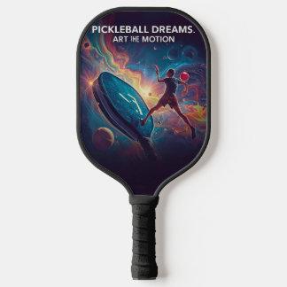 Pickleball Energy Swirl – Abstract Motion Poster Pickleball Paddle