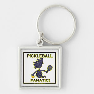 Pickleball Fanatic Gifts & T Shirts Key Ring