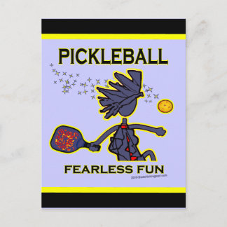 Pickleball Fearless Fun Postcard