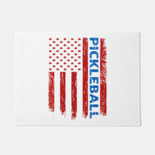 Pickleball Flag - Playing Paddleball Pickleball Am Doormat