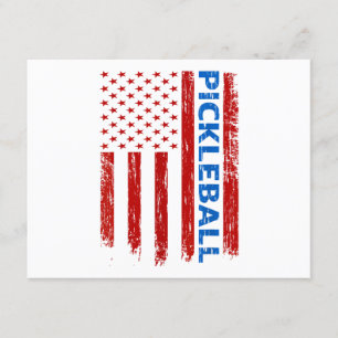 Pickleball Flag - Playing Paddleball Pickleball Am Enclosure Card