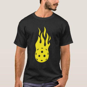 pickleball flame paddleball tennis pickleball T-Shirt