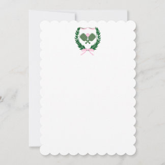 Pickleball Flat Card Stationery