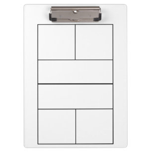 Pickleball for  for coach & player clipboard