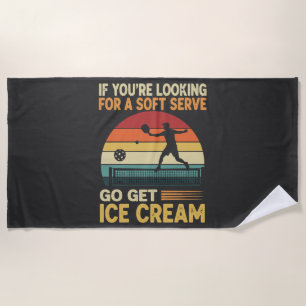Pickleball for Men Women Beach Towel