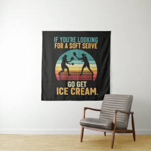 Pickleball for Men Women Tapestry