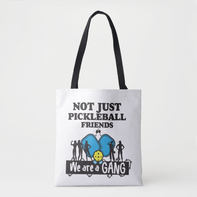 Pickleball Friends Tote Bag (Front)
