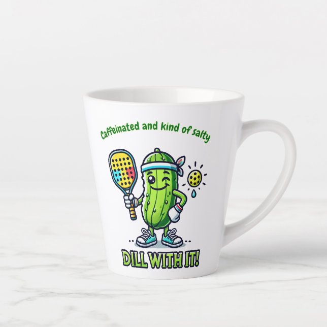 Pickleball Funny Coffee Mug Drinkware Kitchen (Right)