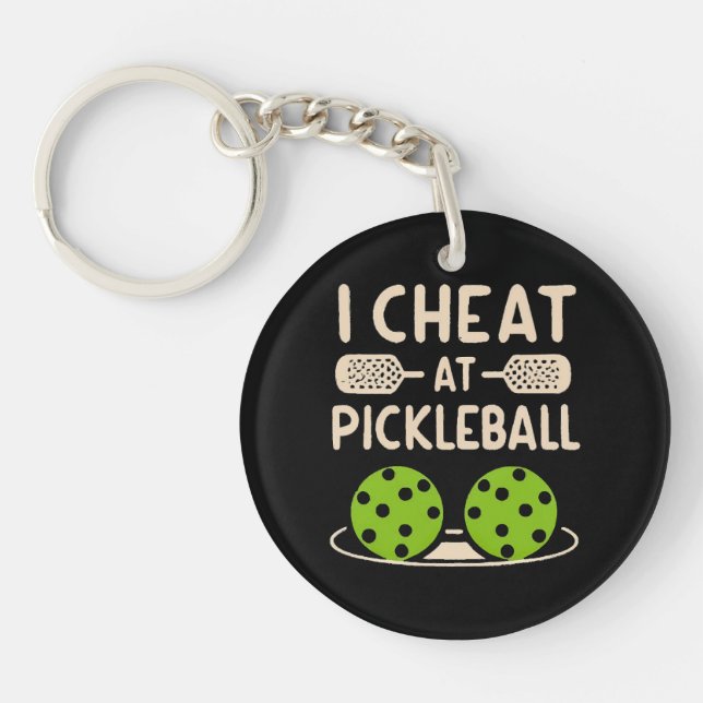 Pickleball Funny Key Ring (Front)