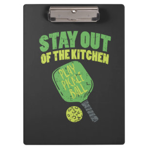 Pickleball Funny Pickleball Gifts Clipboard