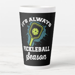 Pickleball Funny Pickleball Gifts Latte Mug