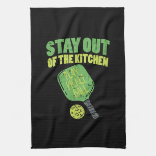 Pickleball Funny Pickleball Gifts Tea Towel