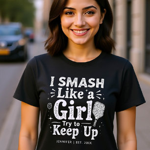 Pickleball Funny Saying Personalised Gift for Her T-Shirt