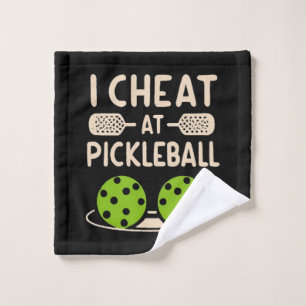 Pickleball Funny Wash Cloth