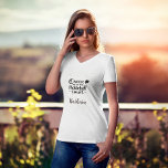 Pickleball Gal Queen of the Court T-Shirt<br><div class="desc">Yes, there is a queen of the pickleball court in your life who would really enjoy this fun t-shirt as a gift. Yes -- Queen of the Pickleball Court with lots of glam and some glitter with a rose gold background and personalized with her name. Any design questions, just send...</div>