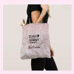 PIckleball Gal Queen of the Court Tote Bag<br><div class="desc">Yes, there is a queen of the pickleball court in your life who would really enjoy this special tote bag as a gift. Yes -- Queen of the Pickleball Court with lots of glam and some glitter with a rose gold background and personalised with her name. Any design questions, just...</div>