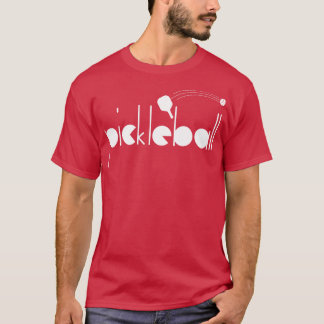 Pickleball Geometric Font 1 T-Shirt