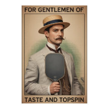 Pickleball Gift For Gentlemen Of Taste And Topspin