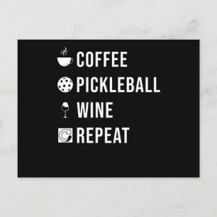 Pickleball Gift Pickleball Repeat Postcard