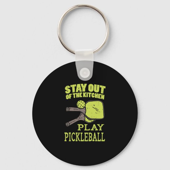 Pickleball Gifts Key Ring (Front)