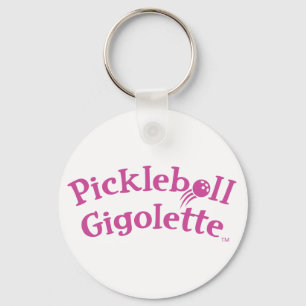 Pickleball Gigolette™ Swingrz Swag Court Jester Key Ring