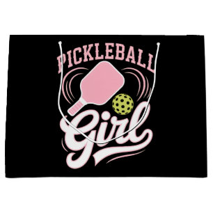 Pickleball Girl Player Large Gift Bag