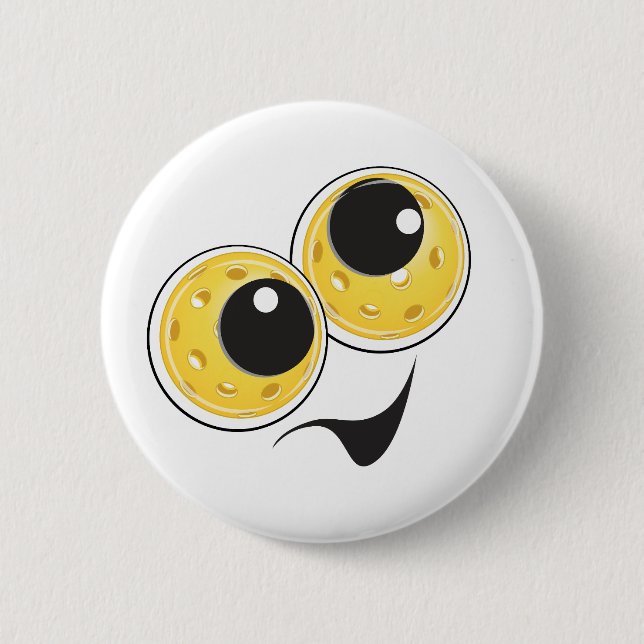 Pickleball Googly Eyes Button (Front)