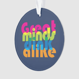 Pickleball Great minds dink alike Ornament