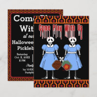 Pickleball Halloween Costume Party Horror Twins