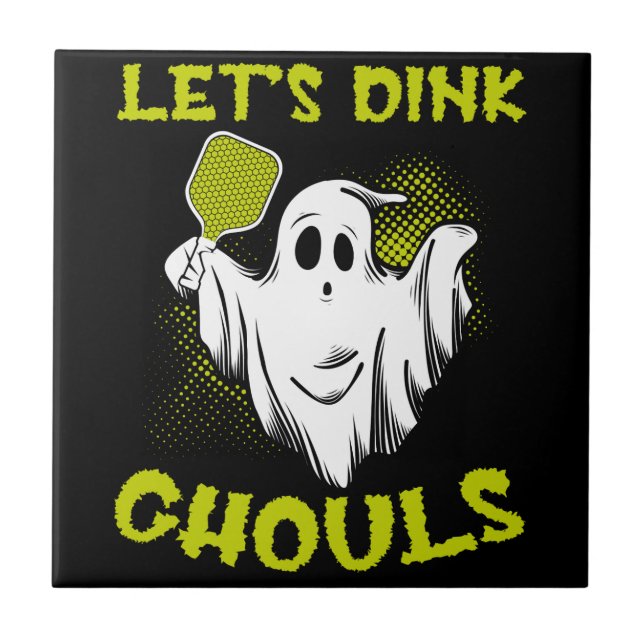 Pickleball Halloween Costume Pickleball Lover Tric Tile (Front)