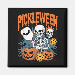 Pickleball Halloween For Men Women Magnet